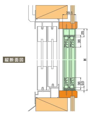 縦断面図